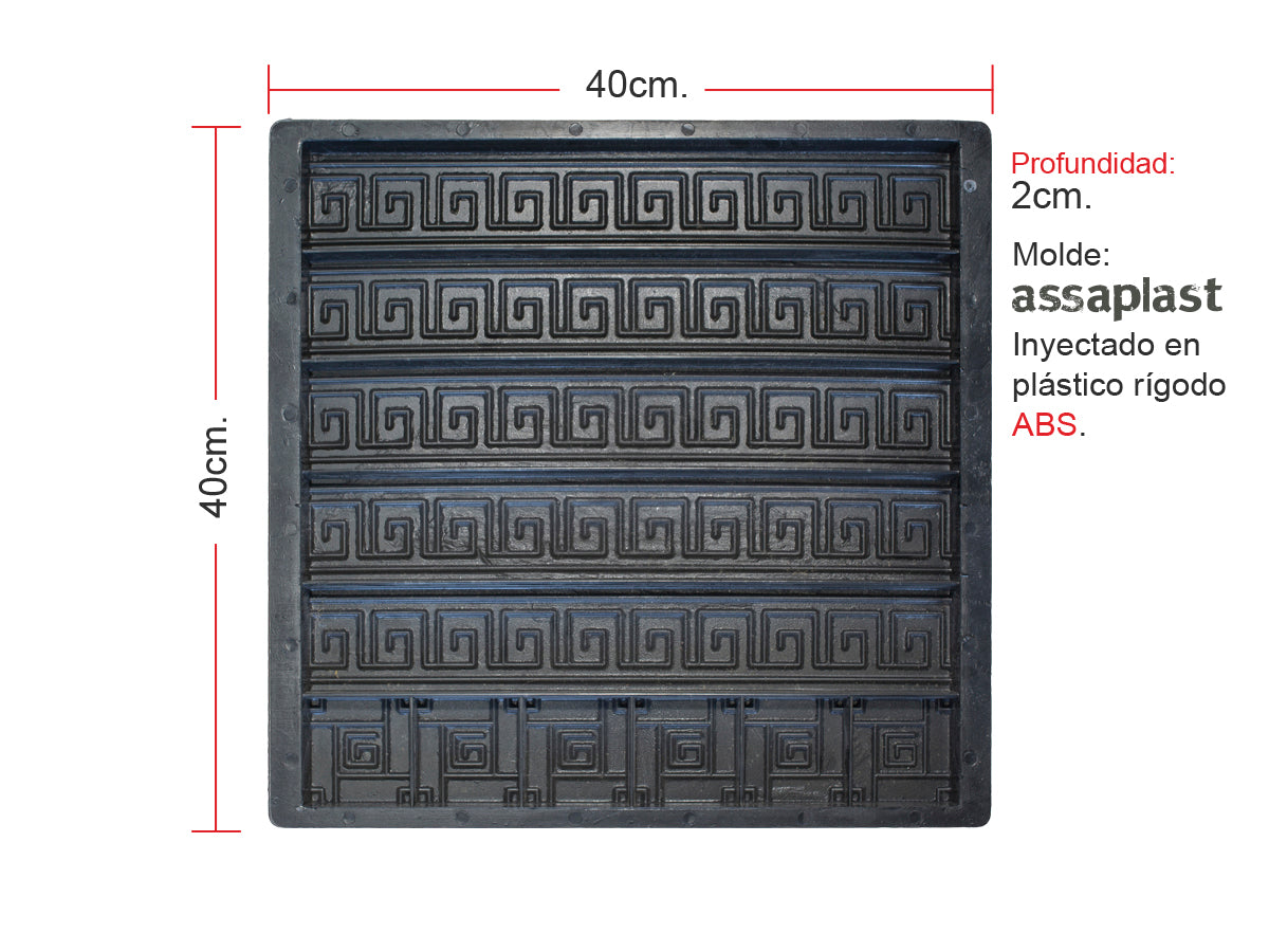 Molde para Guarda Grabada