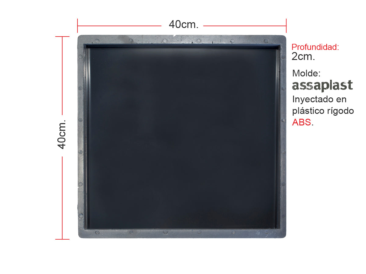 Molde para Piso Liso