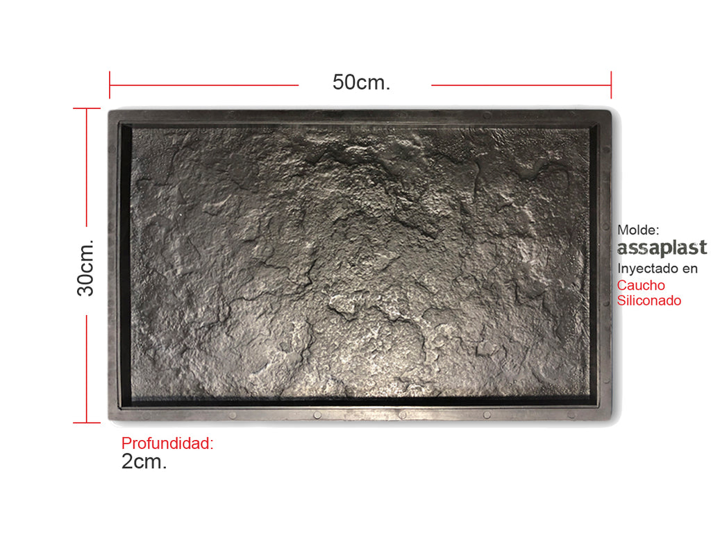 Molde para Revestimiento Piedra Mar del Plata
