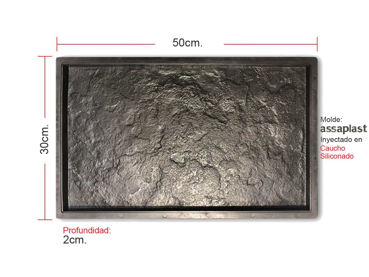 Molde para Revestimiento Piedra Mar del Plata