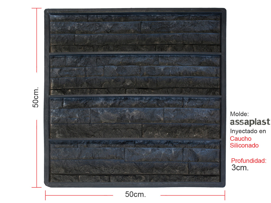 Molde para Piedra Montana