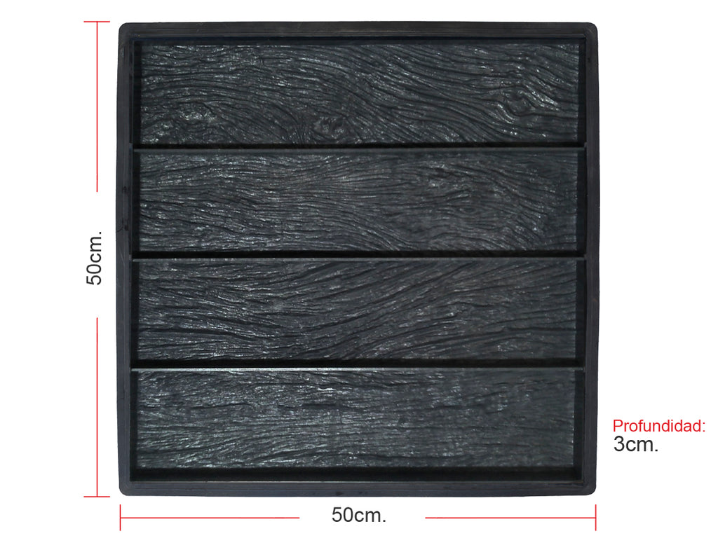 Molde para madera Petrificada