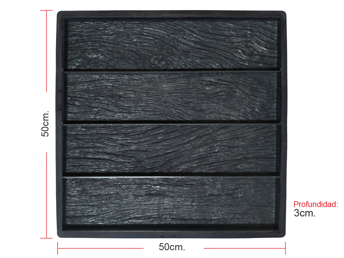 Molde para madera Petrificada