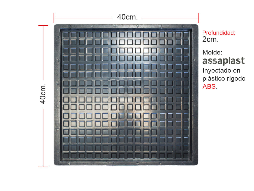 Molde para Piso Antideslizante