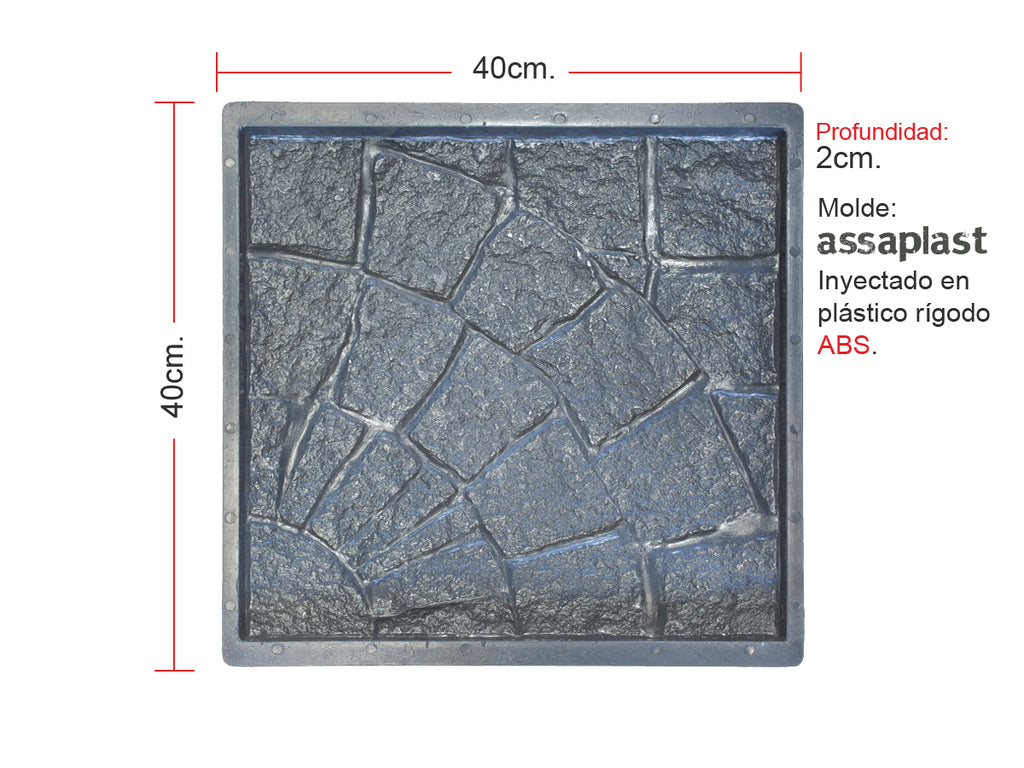 Molde para Adoquín Circular Grande