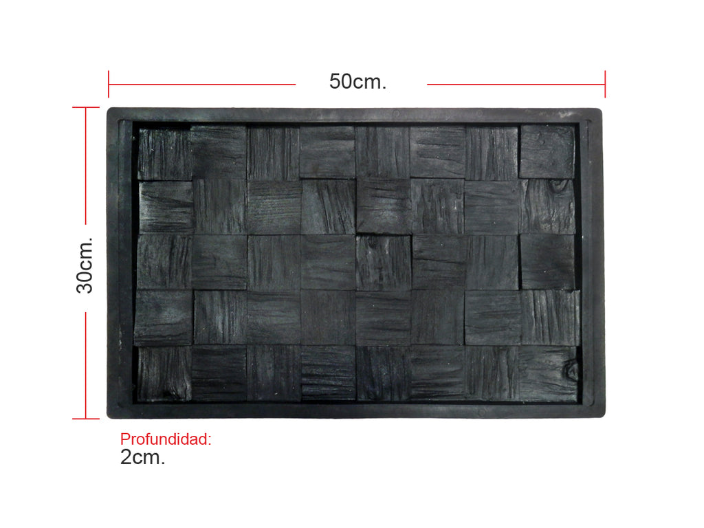 Molde para Revestimiento Madera Maya