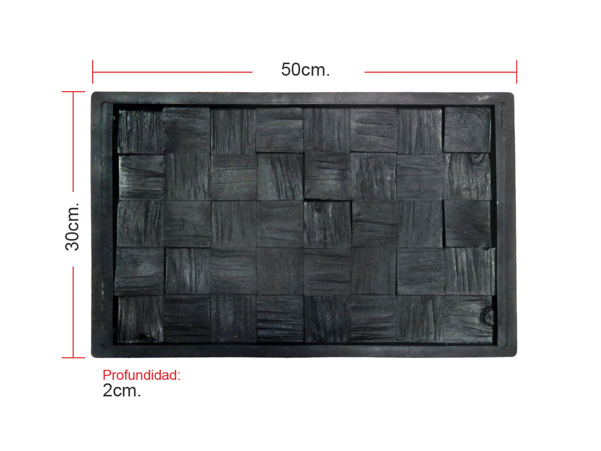 Molde para Revestimiento Madera Maya