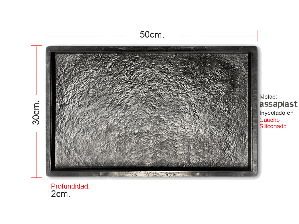 Molde para Revestimiento Piedra París