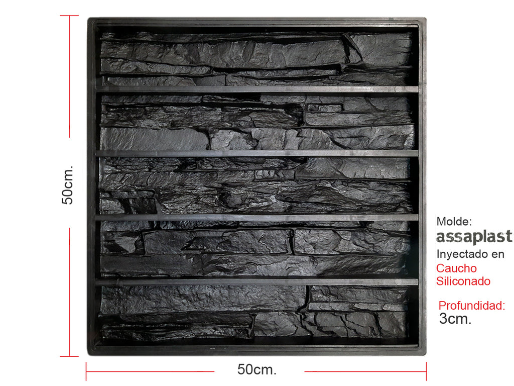 Molde para Piedra Scala