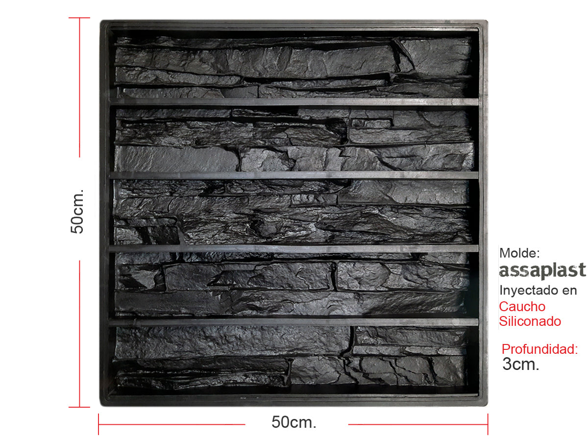 Molde para Piedra Scala