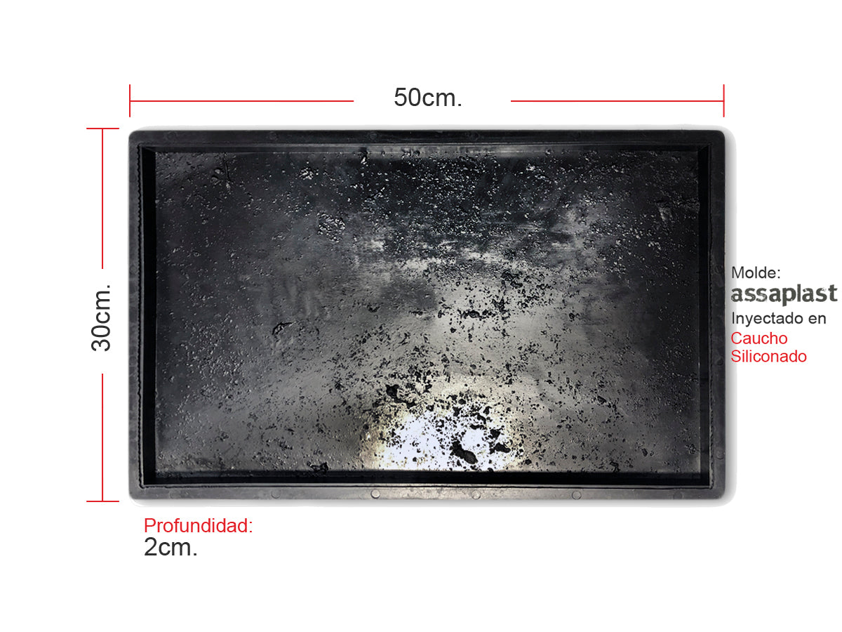 Molde para Revestimiento Travertino 30x50