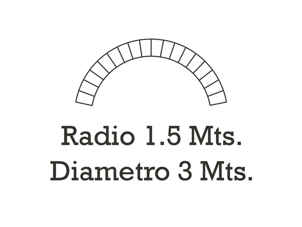 Molde para piscina Arco Romano 3 Mts