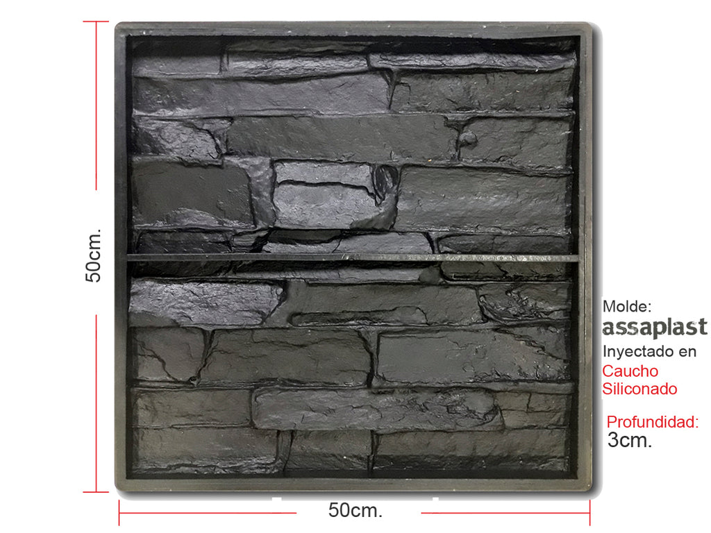 Molde para Piedra Muro