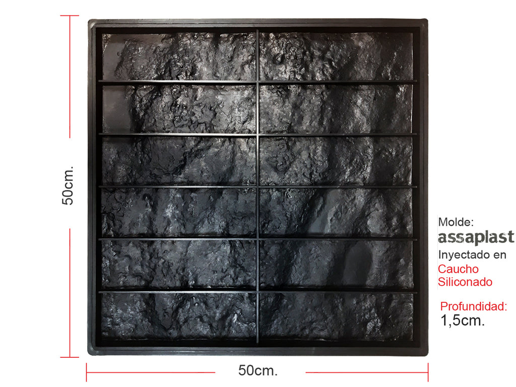 Molde para Piedra Toscana