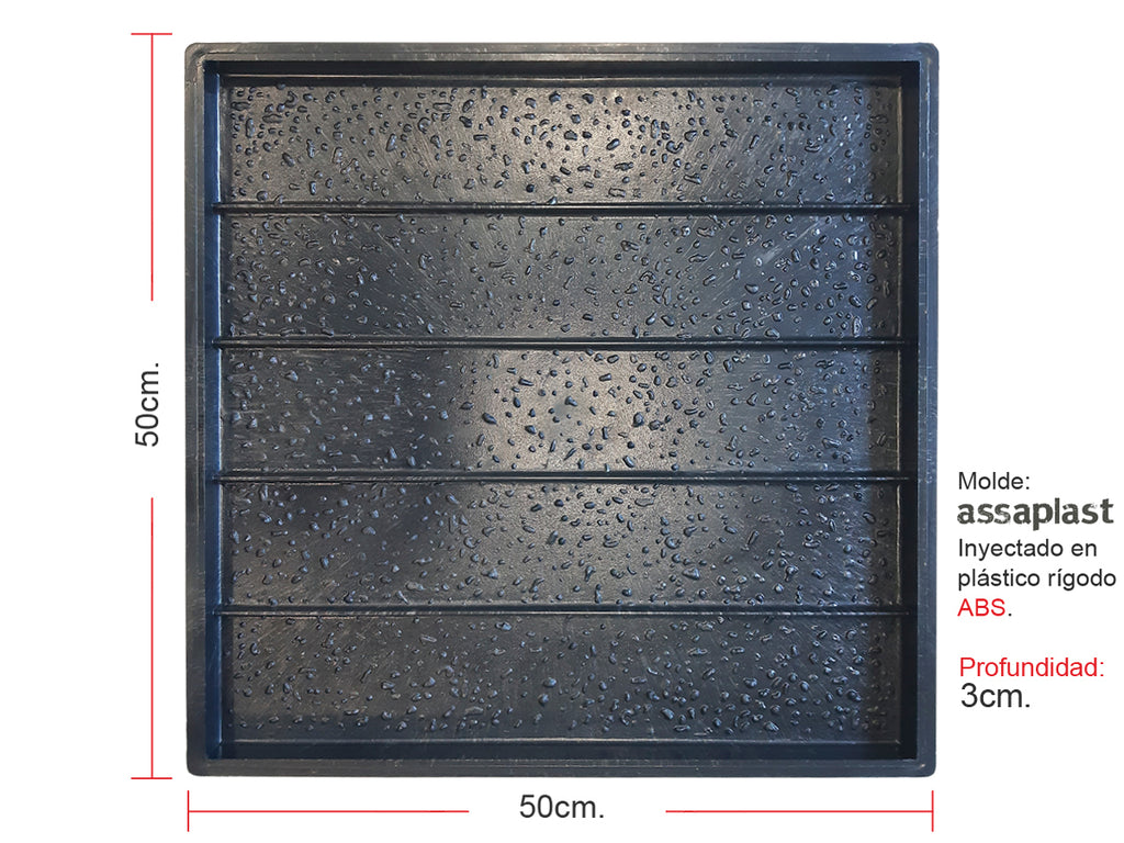 Molde para piscina Deck Travertino