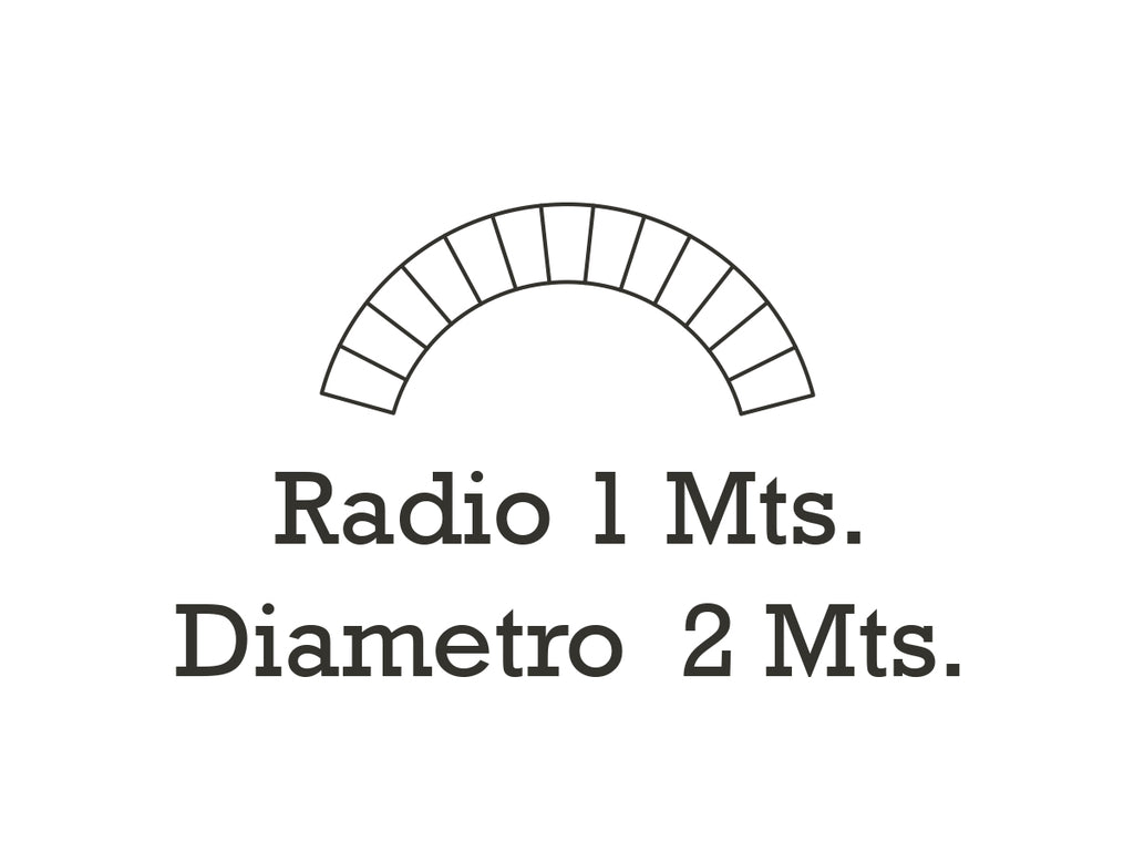 Molde para piscina Arco Romano 2 Mts